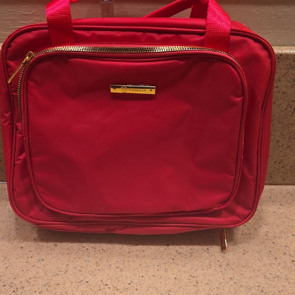 Mangano Pink Bag with Gold Detail